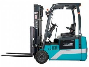 1.8噸電動平衡重式叉車三支點