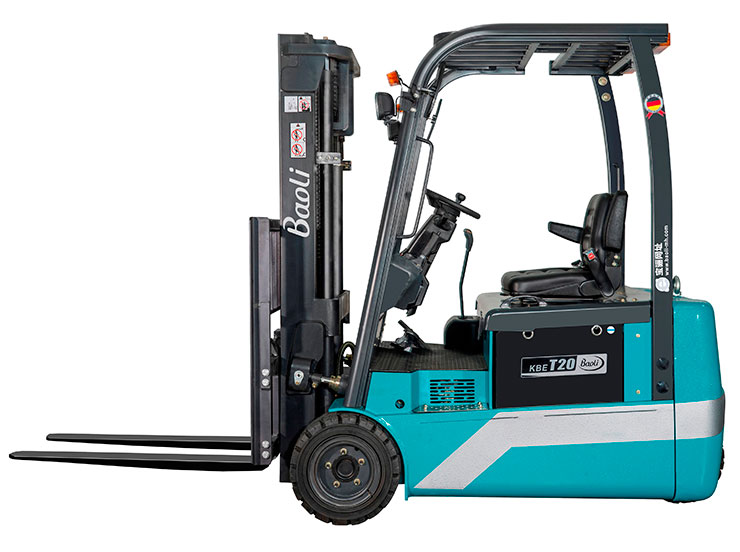 2.0噸電動(dòng)平衡重式叉車三支點(diǎn)